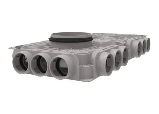 Systemair Tube F HV Vert. 18x63/160 Tube F Verteiler, horizontal 18x63/DN160 (146627)