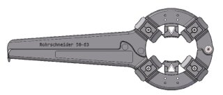 Systemair Tube F RS 75/90 Rohrschneider für Tube F DN75 / DN90 (198965)