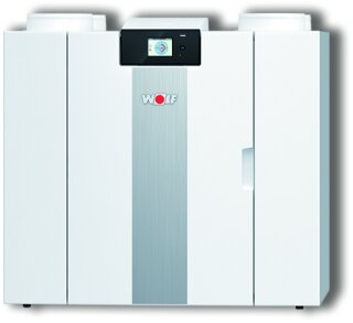 Wolf Comfort-Wohnungs-Lüftung CWL-2-325, 4/0 L Revtür. links Enthalpie