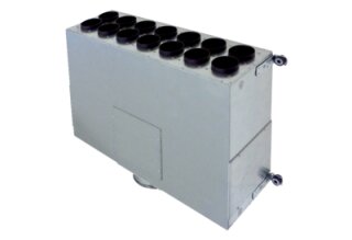 KALV-63-160-14 Luftverteiler-Kasten aus  14 Anschluesse, Anschl Flexrohr AF-F63 (0045.0674)