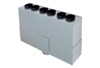 KALV-75-125-6 Luftverteiler-Kasten aus B 6 Anschluesse, Anschluss AF-F75 (0045.0675)