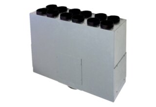 KALV-75-160-12 Luftverteiler-Kasten aus  12 Anschluesse, Anschl. Flexrohr AF-F75 (0045.0676)