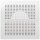 BOR-S-100-SW Eckiger Wandauslass, Stahl, RAL9003