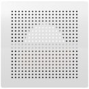 Systemair BOR-S-125-SW Eckiger Wandauslass, Stahl,...