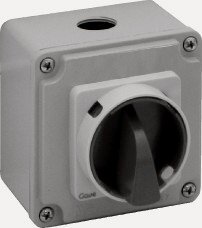 Systemair REV-6POL/F300-18,5kW B/G 40A, IP65, 2NO, Schalter 0/1, schwarz/gr (162538)