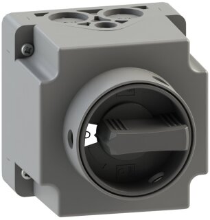 Systemair REV-8POL-7,5kW B/G 25A, IP66, Schalter 0/1, schwarz/ grau (162550)