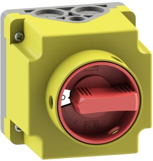 Systemair REV-8POL-15kW R/Y 40A, IP66, Schalter 0/1, rot/ gelb (162553)