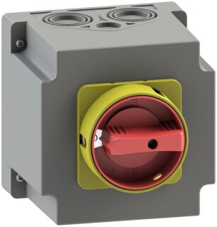 Systemair REV-8POL-22kW R/Y 50A, IP66, Schalter 0/1, rot/ gelb (162555)