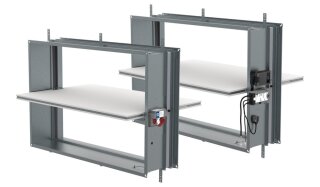 Systemair FDS-3G-630x800-H0 BSK, eckig mit Schmelzlot (163682)