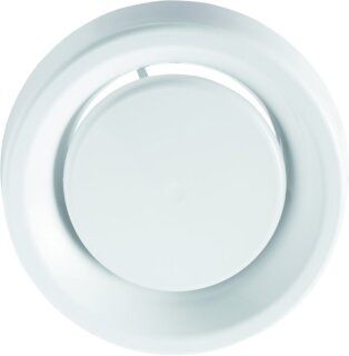 Systemair Balance-E-125-SW Abluftventil DN 125, Kunstst. RAL 9003, Klemmfederb. (215625)