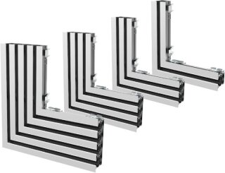 Systemair HELLA-CE-2-B-SW Eckelement, für HELLA, 2-reihig, Lam. sc (216396)