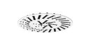 VVKR-A-R-400-8-B-SW Dralldurchlass rund, Stahl RAL9003,Lam.