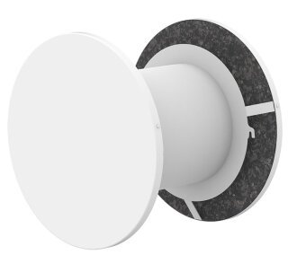 Systemair OV-R-200-SW Überstromvorrichtung, Rund, RAL9003 (218503)