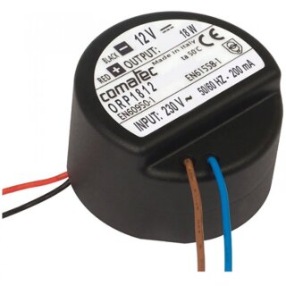 Netzteil 12VDC, 18W 230V/12VDC, 1,5A, IP00