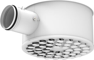 Systemair CAP-C-125-SW Düsenauslass für Decken-Sichtmontage, RA (98630)