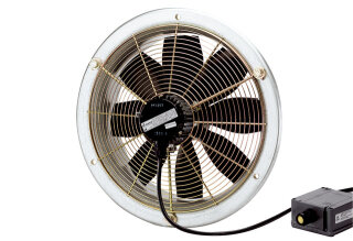 MC Axial-Wandventilator DZS 30/6 B Ex t Stahlring, Drehstrom, StaubEx, 1100m3/h (0094.0205)