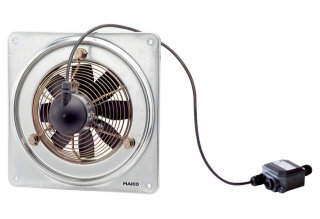 MC Axial-Wandventilator EZQ 20/4-E Ex t Platte, Wechselstrom, StaubEx, DN200 (0083.0217)