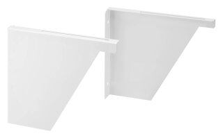 Helios KWL Yoga-WH, Wandhalter KWL Yoga, Set aus 2 Blechkonsolen (40067)