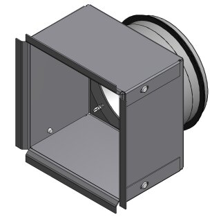 Strulik Anschlusskasten BKZ-AK DN100, AK für BKZ mit Stutzen DN 100