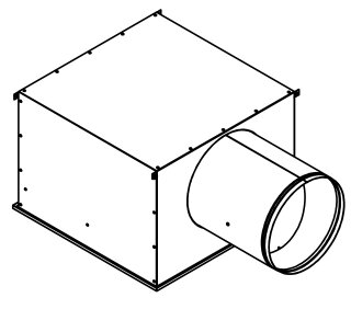 Strulik Anschlusskasten DS-AKA BG300, Abluft, AK Stahlblech verz.