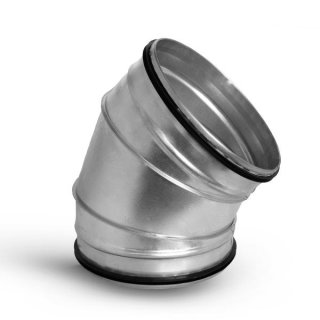 Segmentbogen 45° NW 450 mit Dichtung