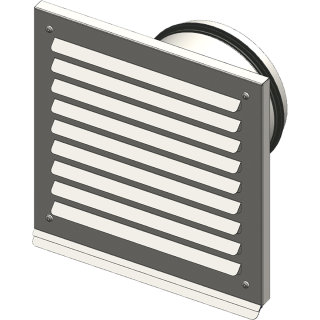 Außenwandblende Design DN180
