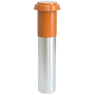 Viessmann Dachdurchführung DN160/180 rot 1m lang