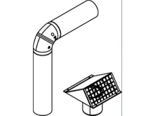 Viessmann Außenwandblende kompakt DN180 (EPP)