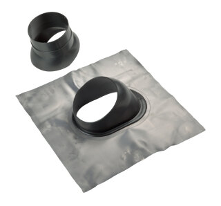 Vallox Dachbleipfanne 125/20-50 DN 125, Dachneigung 20-50 Grad