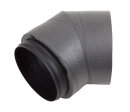 Vallox ISO-Bogen EPE/200/45 inkl. Verbinder, DN 200, 45 Grad