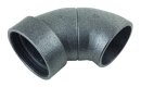 Vallox ISO-Bogen EPP/150/90 inkl. Muffe, DN 150, 90 Grad