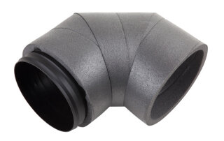 Vallox ISO-Bogen EPE/200/90 inkl. Verbinder, DN 200, 90 Grad