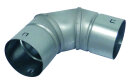 Vallox Bogen R63/90 Rundrohr 63 mm, 90 Grad