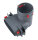Vallox Uebergang O51 - R75/90 Oval auf Rundrohr 75 mm, 90 Grad
