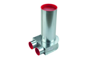 Vallox Ventilanschluss 125/R63-2/90 DN 125, Rundrohr 63 mm, 90 Grad