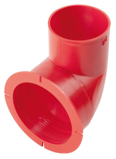Vallox Ventilanschluss 100/R75/90 DN 100, Rundrohr 75 mm, 90 Grad