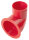 Vallox Ventilanschluss 100/R75/90 DN 100, Rundrohr 75 mm, 90 Grad