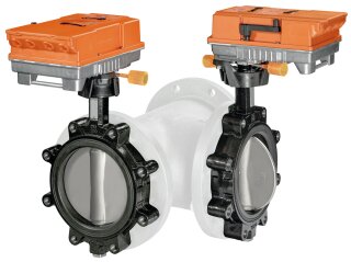 Belimo D7300WL/BAC 3-Weg-BFV mit Antrieb DN300