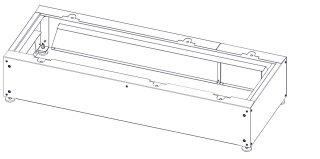 Wolf Verkleidung Bodenkonsole f. FHA-05/06, 06/07