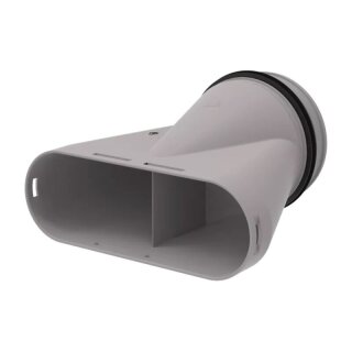 Systemair Tube F Adapter varia/125 asym Adapter für varia. Verteiler DN125 asym. (146653)