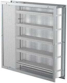 Systemair F-B90-280x500-22-B24T BSK, eckig, beids. Gitter, Belimo 24V (182557)