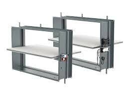 X-FDS-EI90S-600x950-B24T BSK, eckig mit 24V Federrücklaufmotor u.