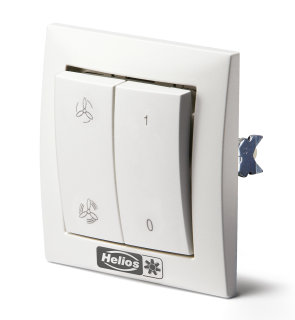Helios MVB Betriebsschalter 0-1-2 für Multivent-Rohrventilatoren (06091)