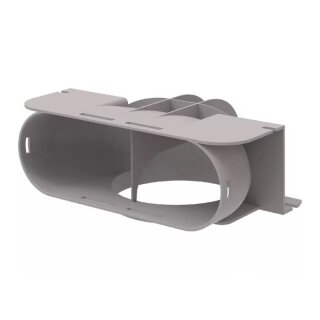 Systemair Tube F Adapter varia/90°/125 Adapter für varia. Verteiler 90° DN125 (146654)