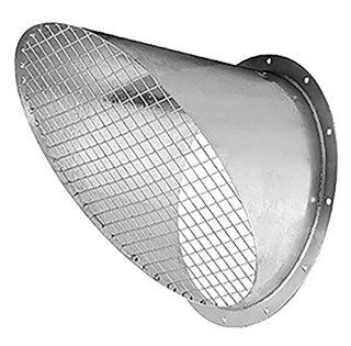 Systemair ABS 315 AXC Ausblasstutzen mit Schutzgitter (302950)