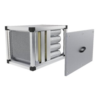 Systemair KKF-KITCHEN 100-Filtermodul mit  Alu-, Kassetten- und A-kohle-Filter (277367)