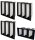 Filterset M6 MAXK-I3 6000 DC Abluftfilter V-Zellenfilter