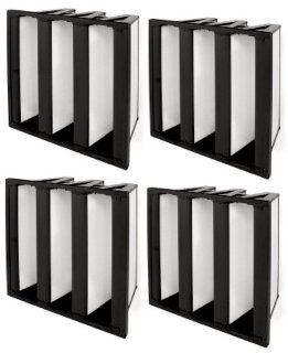 Systemair Filterset F7 MAXK-I3 7000 DC Außenluftfilter V-Zellenfilter (315255)