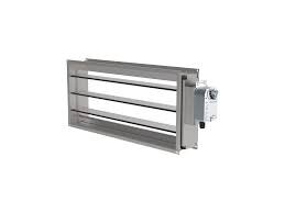 Systemair TUNE-AHU-SE017-1100x300-LF24 Eckige Jalousieklappe,Verz.Stahl,3C,24V  (251032)