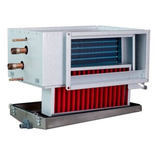 Systemair PGK 80-50-4-2,0 KW Kühler 800x500mm, CU-Rohr, Alu-Lamellen (17877)